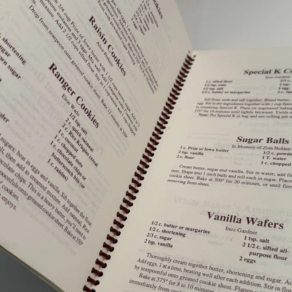 Sisters Of The Skillet Vol 2 Des Moines Iowa Eastgate Cookbook Spiral Bound VTG
